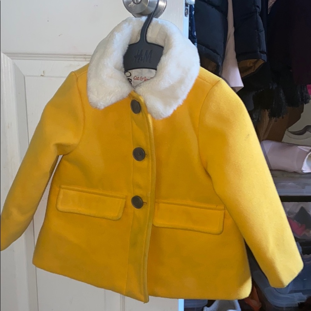 Yellow toddler jacket size 2T